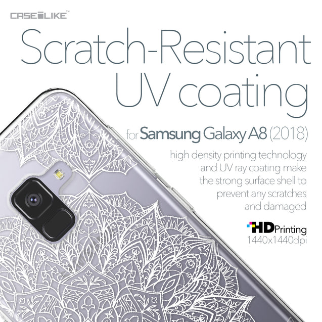 Samsung Galaxy A8 (2018) case Mandala Art 2091 with UV-Coating Scratch-Resistant Case | CASEiLIKE.com