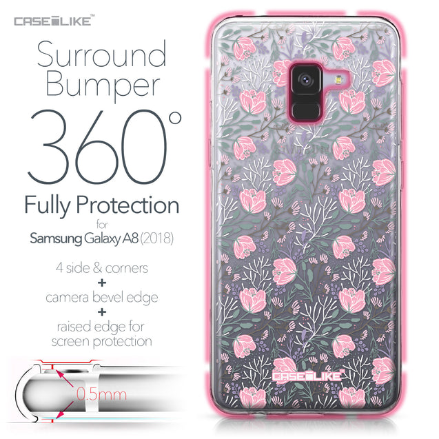 Samsung Galaxy A8 (2018) case Flowers Herbs 2246 Bumper Case Protection | CASEiLIKE.com