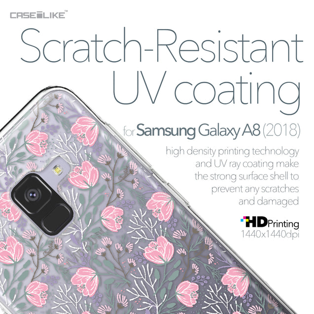 Samsung Galaxy A8 (2018) case Flowers Herbs 2246 with UV-Coating Scratch-Resistant Case | CASEiLIKE.com