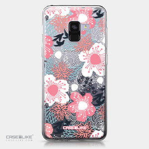 Samsung Galaxy A8 (2018) case Japanese Floral 2255 | CASEiLIKE.com
