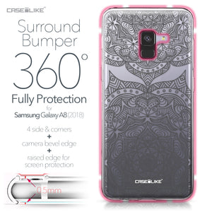 Samsung Galaxy A8 (2018) case Mandala Art 2304 Bumper Case Protection | CASEiLIKE.com