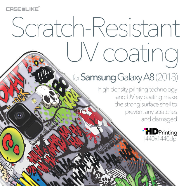 Samsung Galaxy A8 (2018) case Comic Captions 2914 with UV-Coating Scratch-Resistant Case | CASEiLIKE.com
