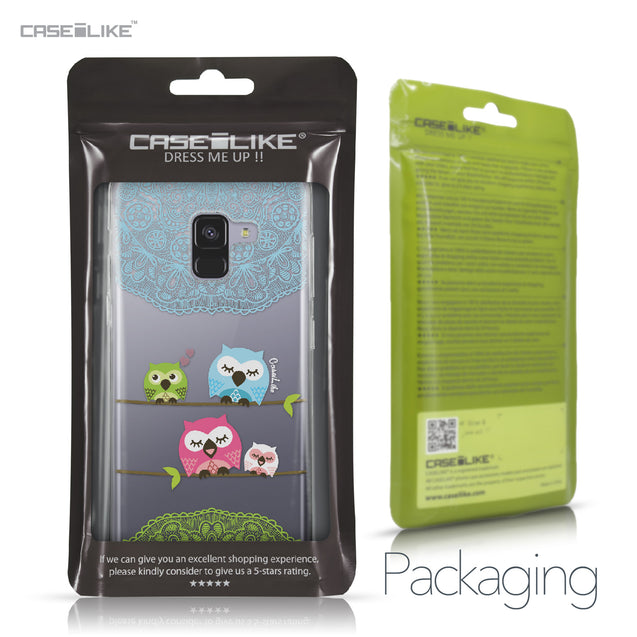 Samsung Galaxy A8 (2018) case Owl Graphic Design 3318 Retail Packaging | CASEiLIKE.com