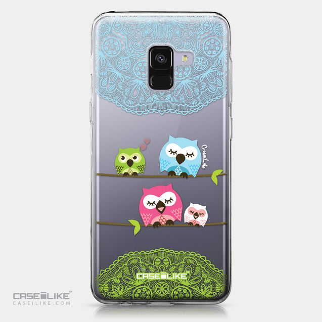 Samsung Galaxy A8 (2018) case Owl Graphic Design 3318 | CASEiLIKE.com