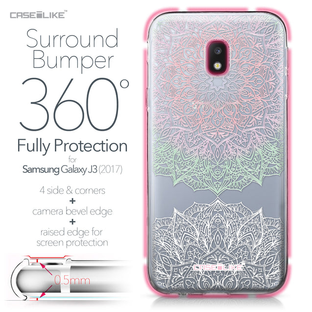 Samsung Galaxy J3 (2017) case Mandala Art 2092 Bumper Case Protection | CASEiLIKE.com
