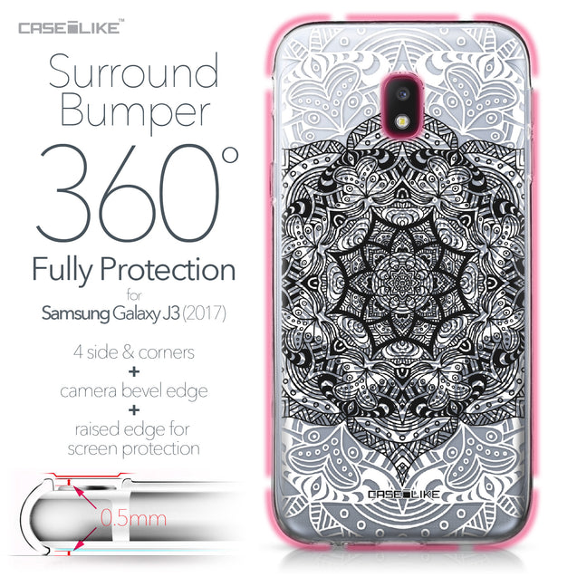Samsung Galaxy J3 (2017) case Mandala Art 2097 Bumper Case Protection | CASEiLIKE.com
