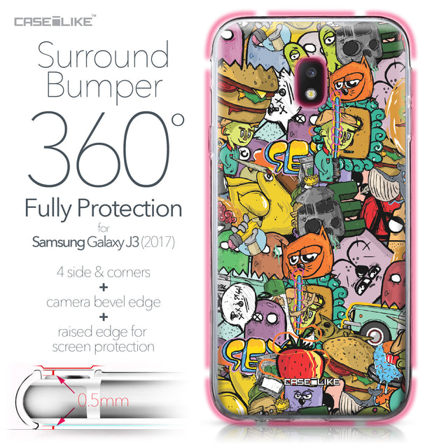 Samsung Galaxy J3 (2017) case Graffiti 2731 Bumper Case Protection | CASEiLIKE.com