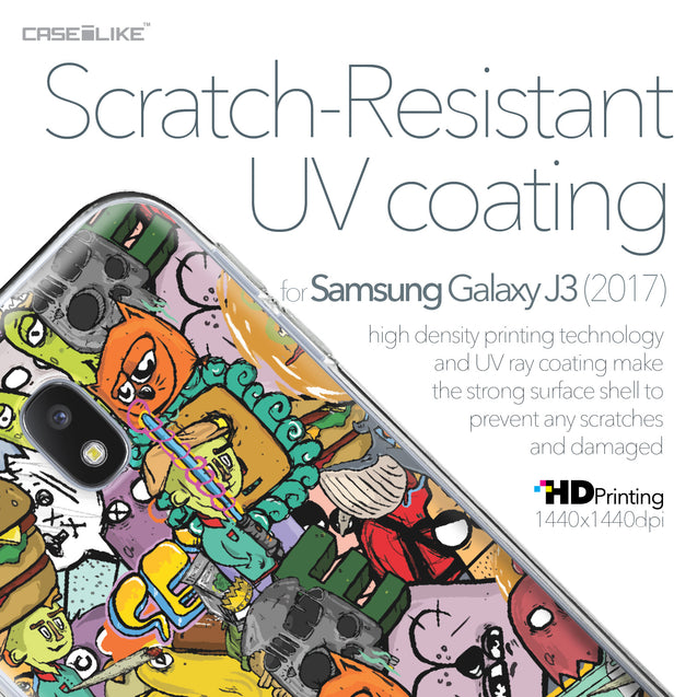 Samsung Galaxy J3 (2017) case Graffiti 2731 with UV-Coating Scratch-Resistant Case | CASEiLIKE.com