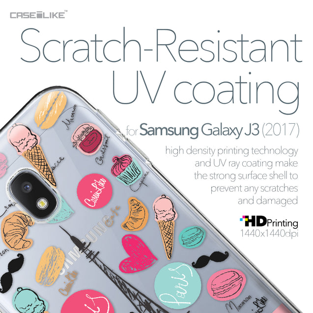 Samsung Galaxy J3 (2017) case Paris Holiday 3904 with UV-Coating Scratch-Resistant Case | CASEiLIKE.com