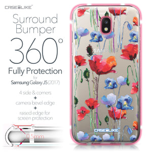 Samsung Galaxy J5 (2017) case Watercolor Floral 2234 Bumper Case Protection | CASEiLIKE.com