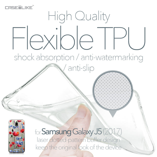 Samsung Galaxy J5 (2017) case Watercolor Floral 2234 Soft Gel Silicone Case | CASEiLIKE.com