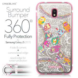 Samsung Galaxy J5 (2017) case Owl Graphic Design 3316 Bumper Case Protection | CASEiLIKE.com