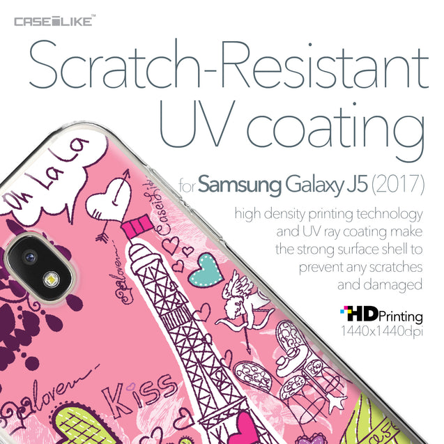 Samsung Galaxy J5 (2017) case Paris Holiday 3905 with UV-Coating Scratch-Resistant Case | CASEiLIKE.com
