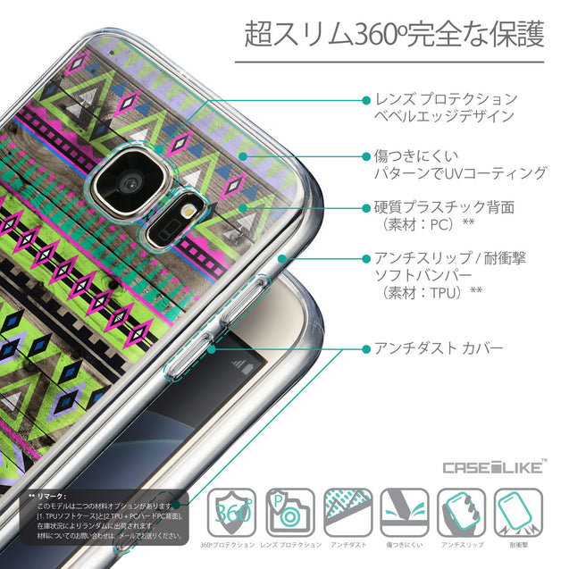 Details in Japanese - CASEiLIKE Samsung Galaxy S7 back cover Indian Tribal Theme Pattern 2049