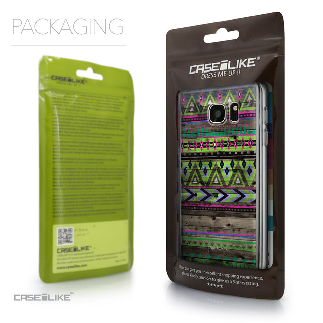 Packaging - CASEiLIKE Samsung Galaxy S7 back cover Indian Tribal Theme Pattern 2049