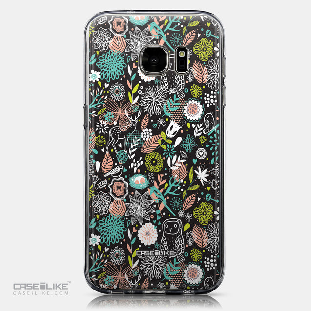 CASEiLIKE Samsung Galaxy S7 back cover Spring Forest Black 2244