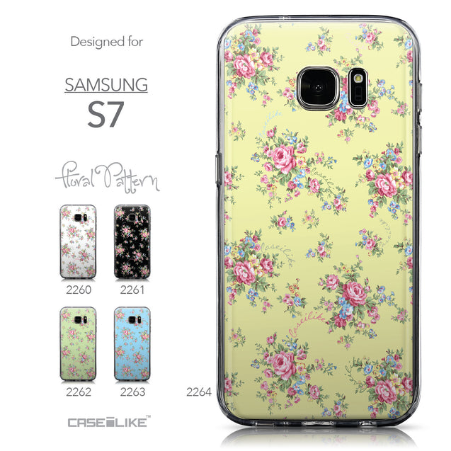 Collection - CASEiLIKE Samsung Galaxy S7 back cover Floral Rose Classic 2264