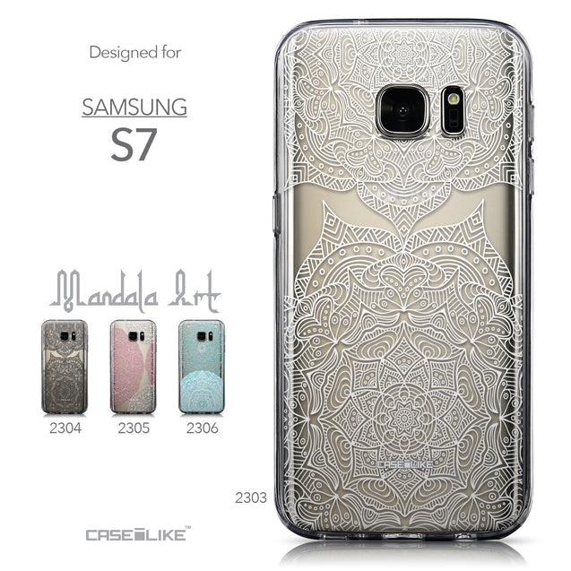 Collection - CASEiLIKE Samsung Galaxy S7 back cover Mandala Art 2303