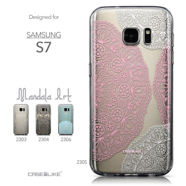 Collection - CASEiLIKE Samsung Galaxy S7 back cover Mandala Art 2305