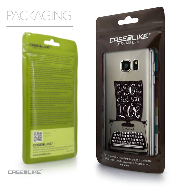 Packaging - CASEiLIKE Samsung Galaxy S7 back cover Quote 2400