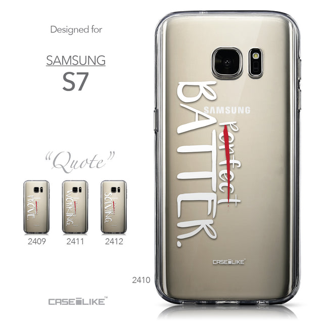 Collection - CASEiLIKE Samsung Galaxy S7 back cover Quote 2410