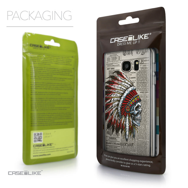Packaging - CASEiLIKE Samsung Galaxy S7 back cover Art of Skull 2522