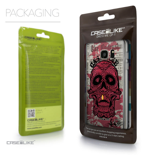 Packaging - CASEiLIKE Samsung Galaxy S7 back cover Art of Skull 2523