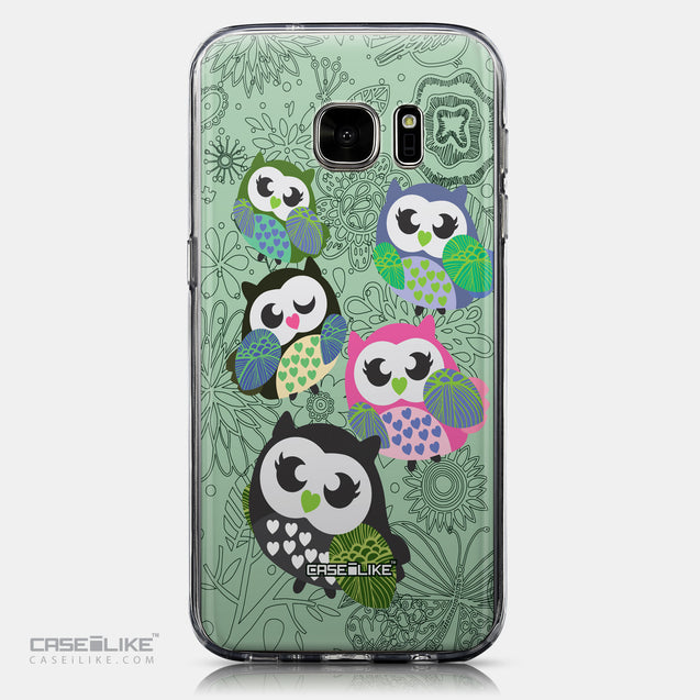 CASEiLIKE Samsung Galaxy S7 back cover Owl Graphic Design 3313
