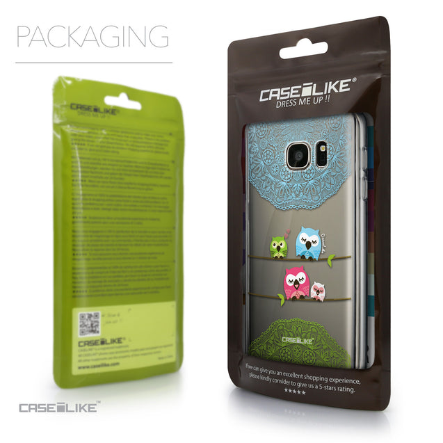 Packaging - CASEiLIKE Samsung Galaxy S7 back cover Owl Graphic Design 3318