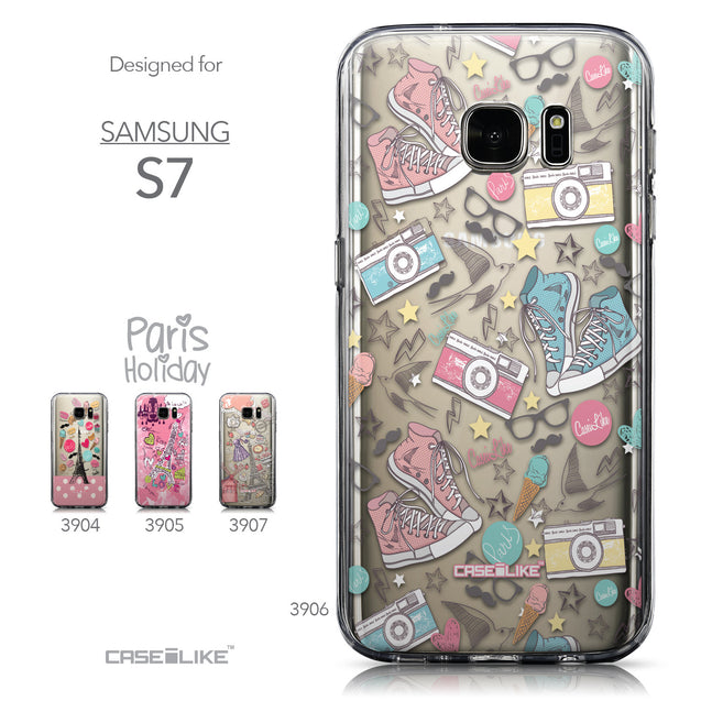 Collection - CASEiLIKE Samsung Galaxy S7 back cover Paris Holiday 3906