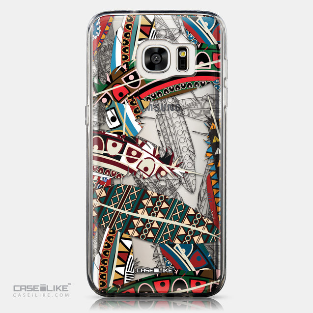 CASEiLIKE Samsung Galaxy S7 Edge back cover Indian Tribal Theme Pattern 2055