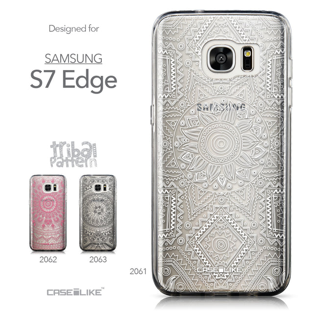 Collection - CASEiLIKE Samsung Galaxy S7 Edge back cover Indian Line Art 2061