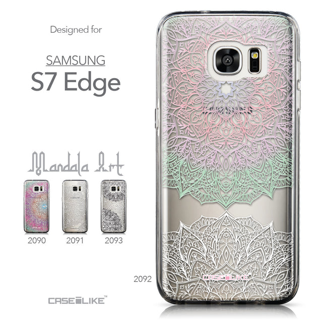 Collection - CASEiLIKE Samsung Galaxy S7 Edge back cover Mandala Art 2092