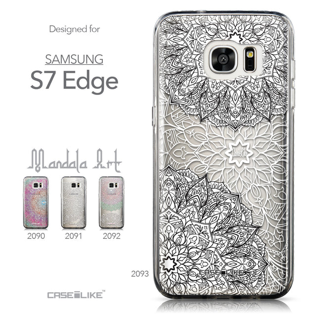 Collection - CASEiLIKE Samsung Galaxy S7 Edge back cover Mandala Art 2093