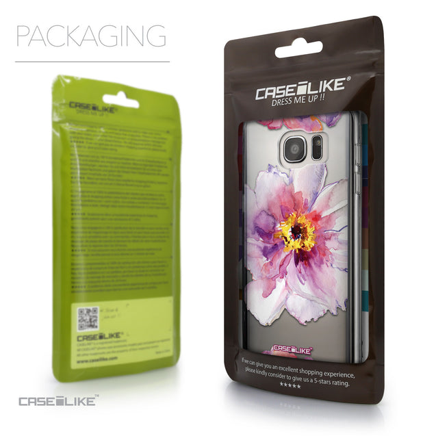 Packaging - CASEiLIKE Samsung Galaxy S7 Edge back cover Watercolor Floral 2231