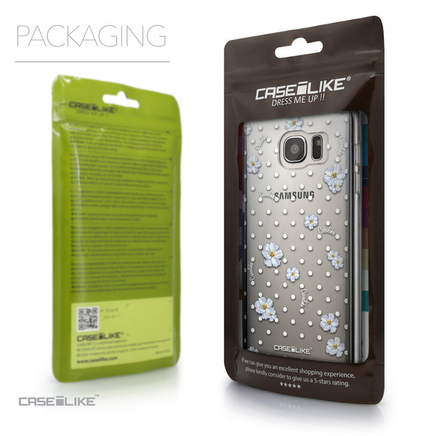 Packaging - CASEiLIKE Samsung Galaxy S7 Edge back cover Indian Line Art 2061