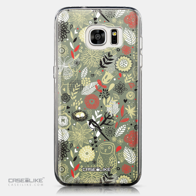 CASEiLIKE Samsung Galaxy S7 Edge back cover Spring Forest Gray 2243