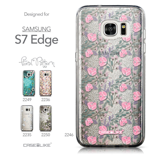 Collection - CASEiLIKE Samsung Galaxy S7 Edge back cover Flowers Herbs 2246