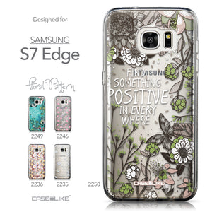 Collection - CASEiLIKE Samsung Galaxy S7 Edge back cover Blooming Flowers 2250