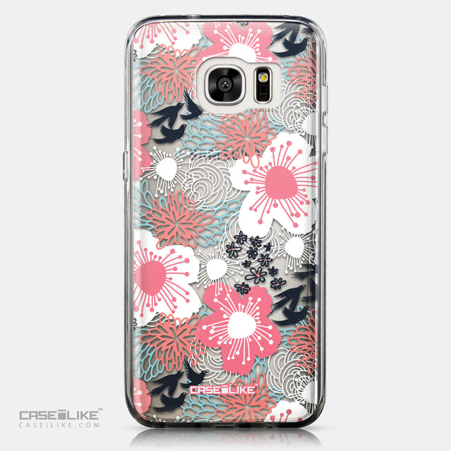 CASEiLIKE Samsung Galaxy S7 Edge back cover Japanese Floral 2255