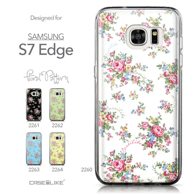 Collection - CASEiLIKE Samsung Galaxy S7 Edge back cover Floral Rose Classic 2260