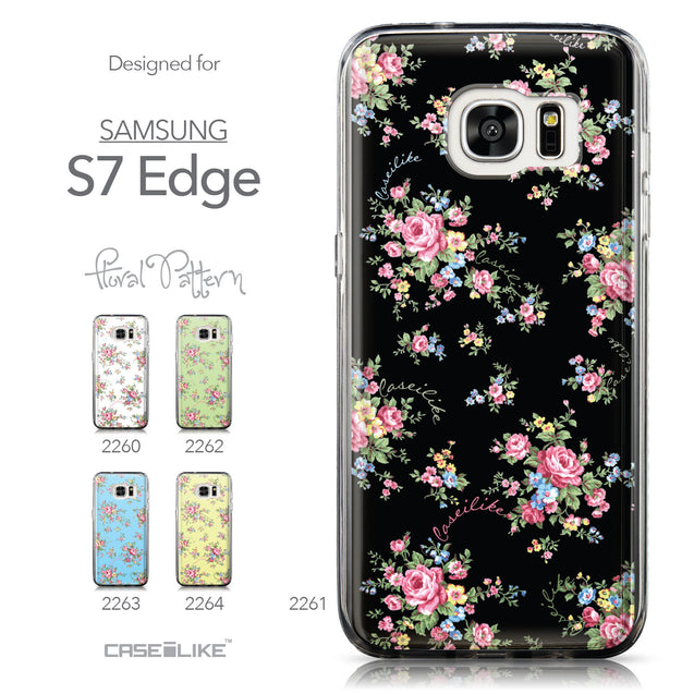 Collection - CASEiLIKE Samsung Galaxy S7 Edge back cover Floral Rose Classic 2261