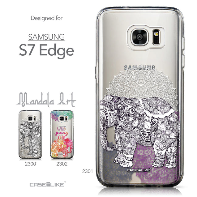 Collection - CASEiLIKE Samsung Galaxy S7 Edge back cover Mandala Art 2301