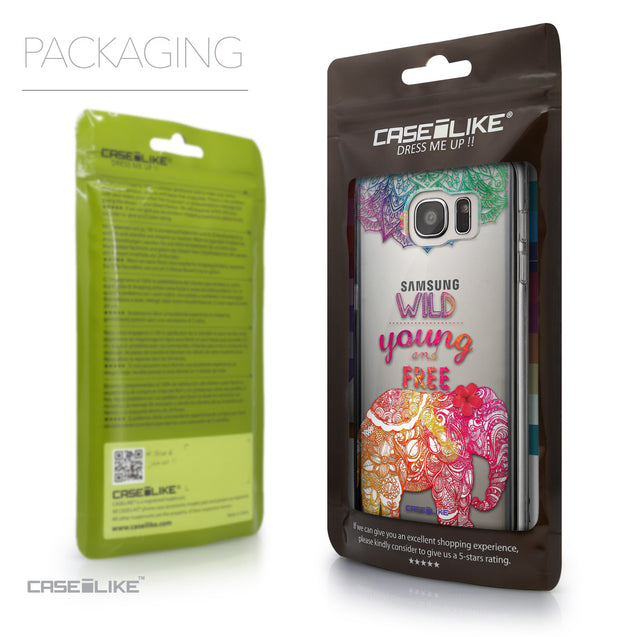 Packaging - CASEiLIKE Samsung Galaxy S7 Edge back cover Mandala Art 2302