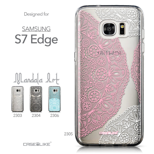 Collection - CASEiLIKE Samsung Galaxy S7 Edge back cover Mandala Art 2305