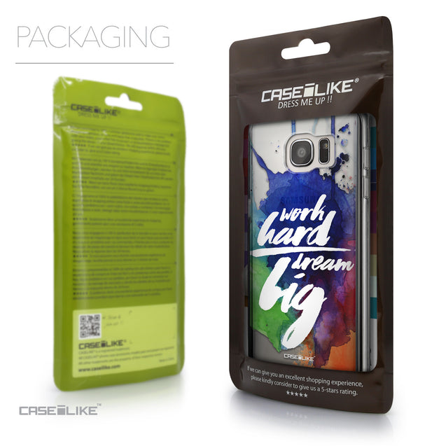 Packaging - CASEiLIKE Samsung Galaxy S7 Edge back cover Quote 2422