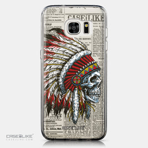 CASEiLIKE Samsung Galaxy S7 Edge back cover Art of Skull 2522