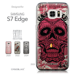 Collection - CASEiLIKE Samsung Galaxy S7 Edge back cover Art of Skull 2523