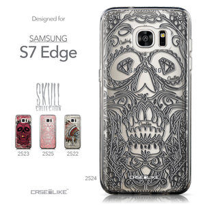 Collection - CASEiLIKE Samsung Galaxy S7 Edge back cover Art of Skull 2524