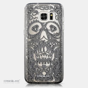 CASEiLIKE Samsung Galaxy S7 Edge back cover Art of Skull 2524